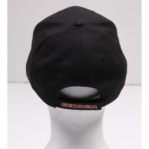 Georgia Bulldogs Lot of 2 Black Adjustable Hats Caps '47 - Picture 5 of 16